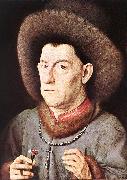 EYCK, Jan van Portrait of a Man with Carnation re oil painting picture wholesale